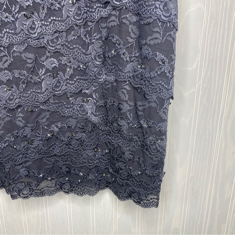 Marina Lace Sequined Stretch Body Con Formal Dress Size 22W - Picture 7 of 14